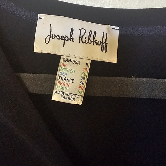 JOSEPH RIBKOFF Navy tunic. Size 8. Great condition! - Picture 3 of 4